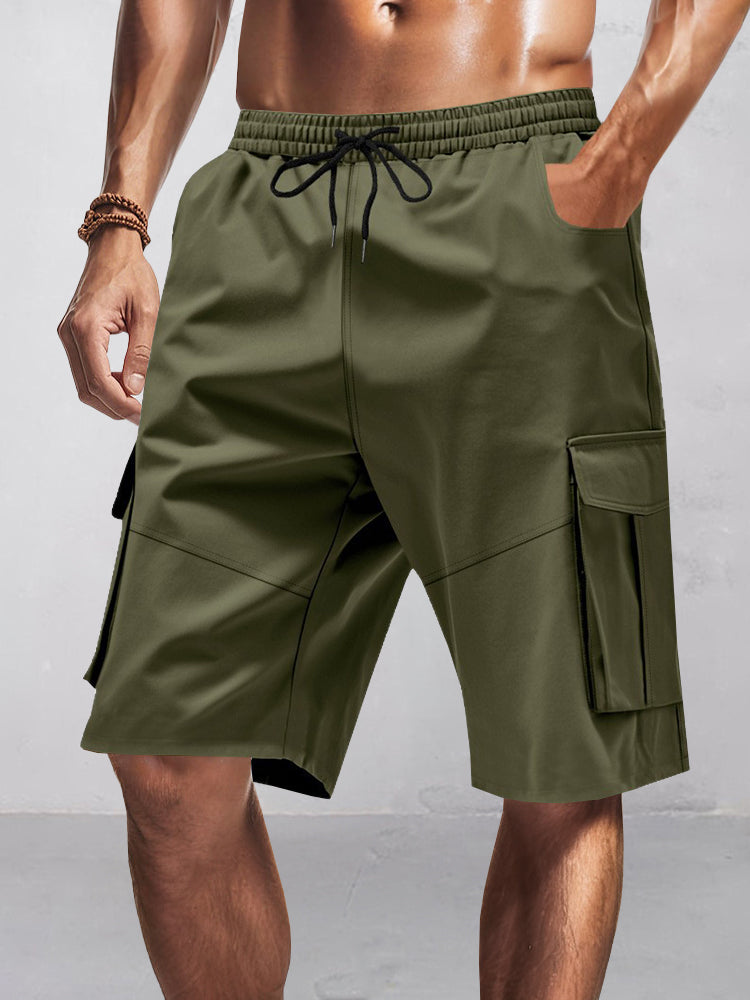 Men's Stretch Waist Cargo Shorts