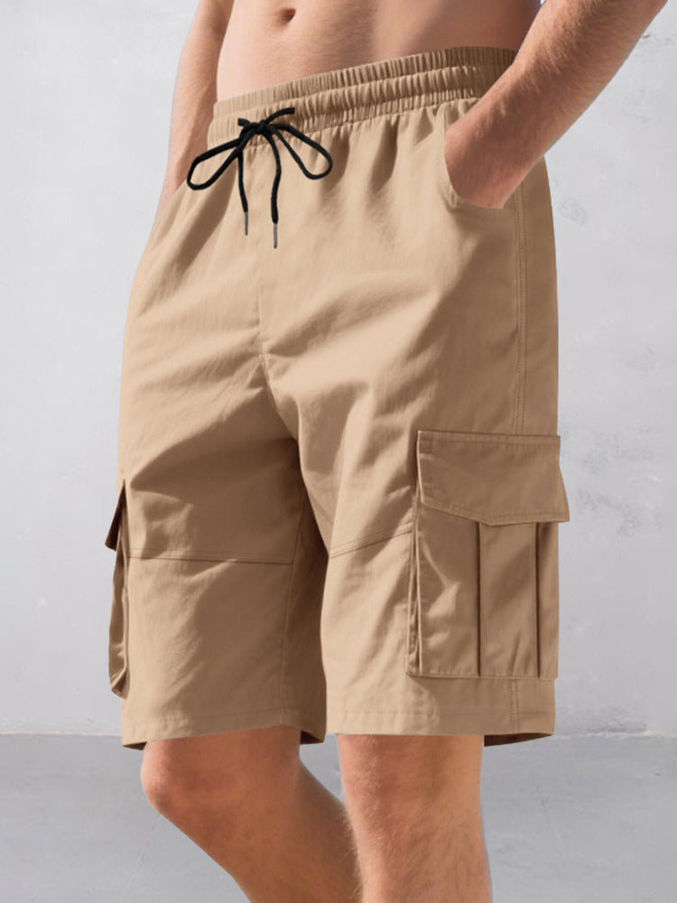 Men's Stretch Waist Cargo Shorts