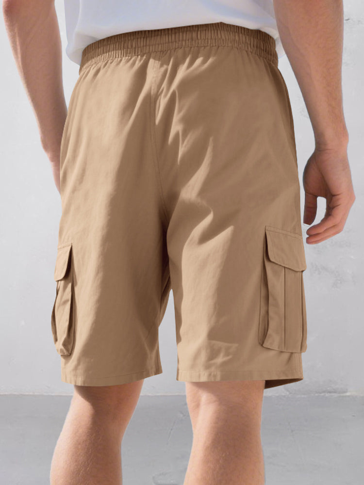 Men's Stretch Waist Cargo Shorts