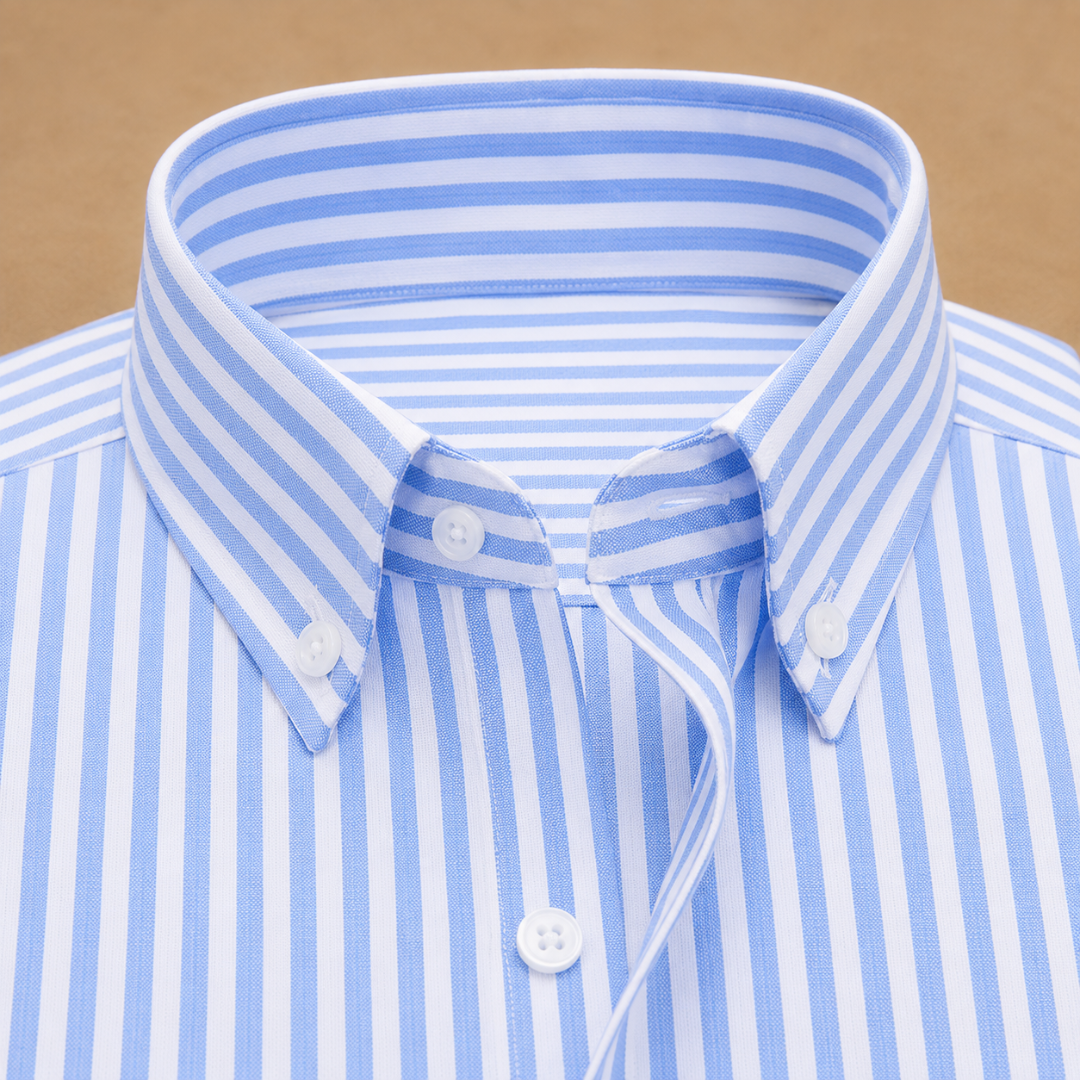 Men's Striped Button-Down Shirt