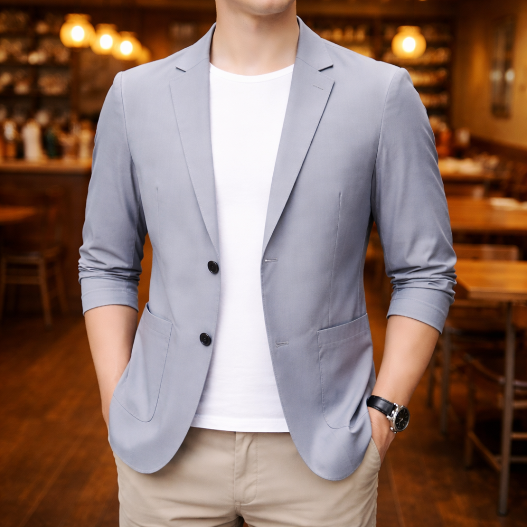 Men's Structured Casual Blazer