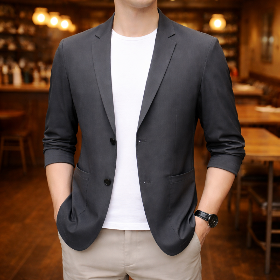 Men's Structured Casual Blazer