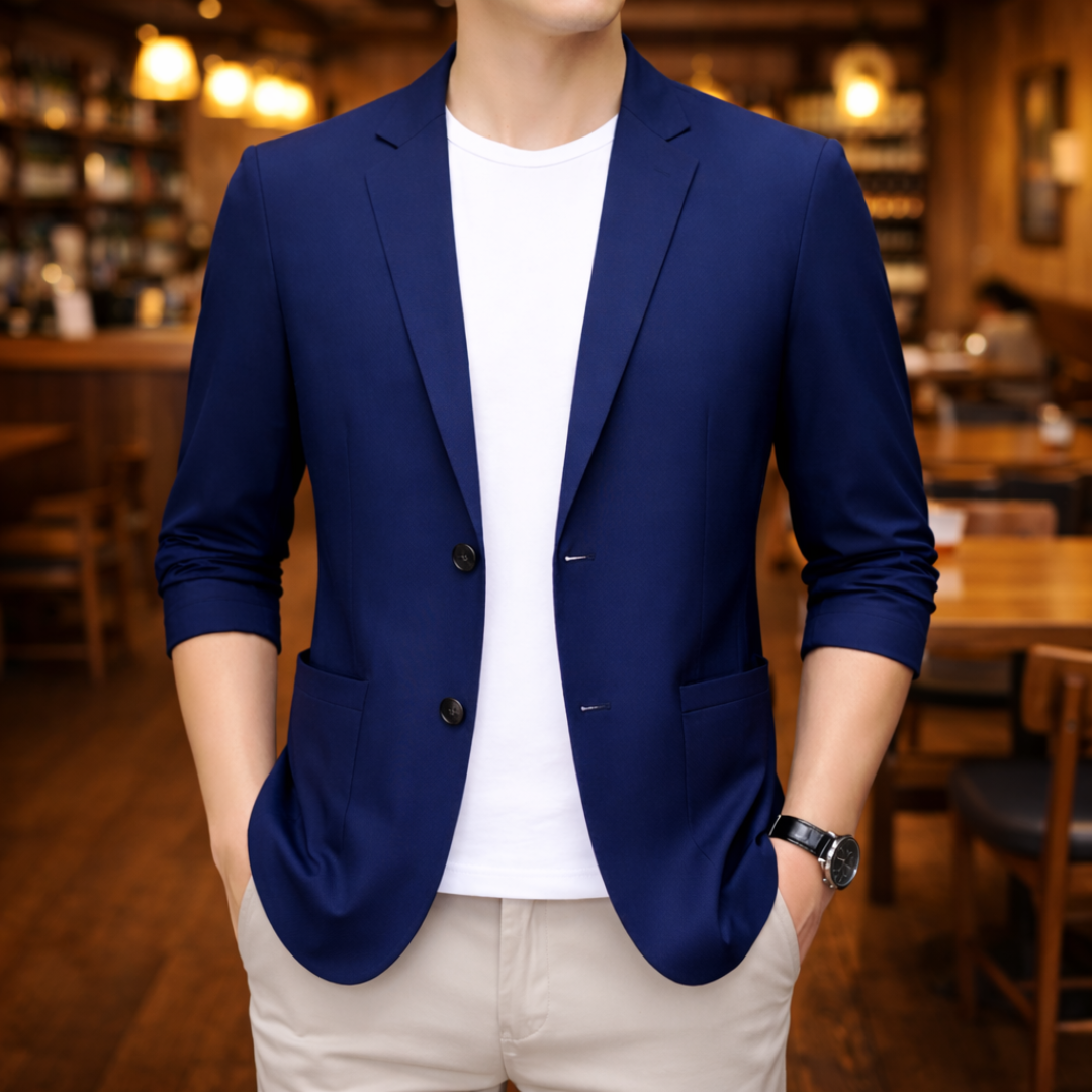 Men's Structured Casual Blazer