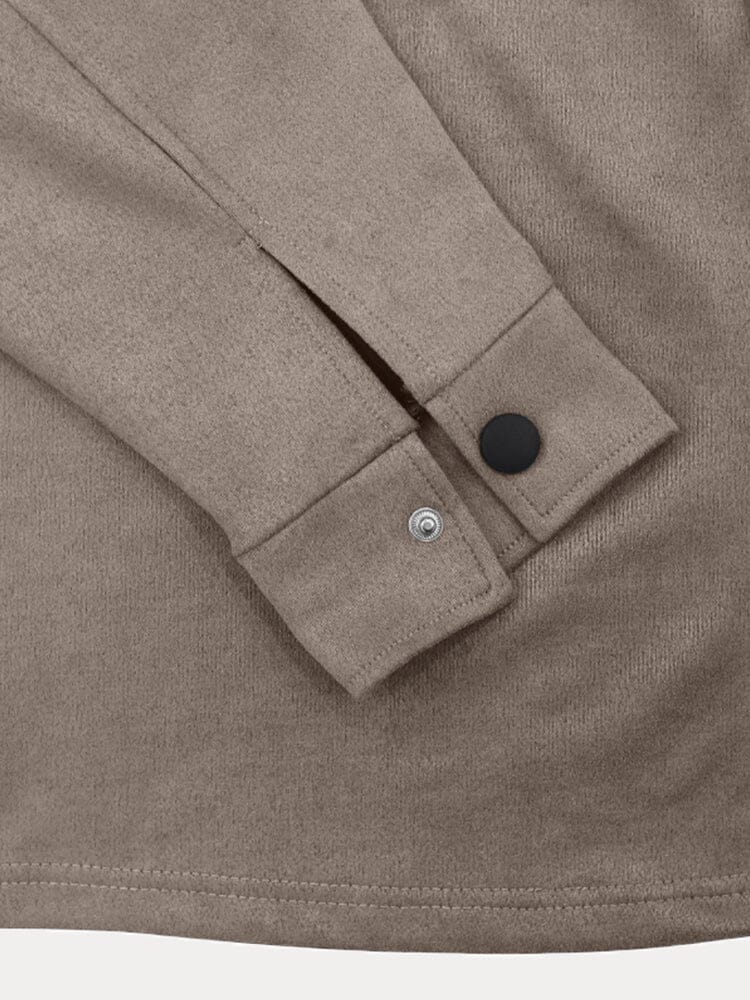 Men's Suede Athleisure 2-Piece Set