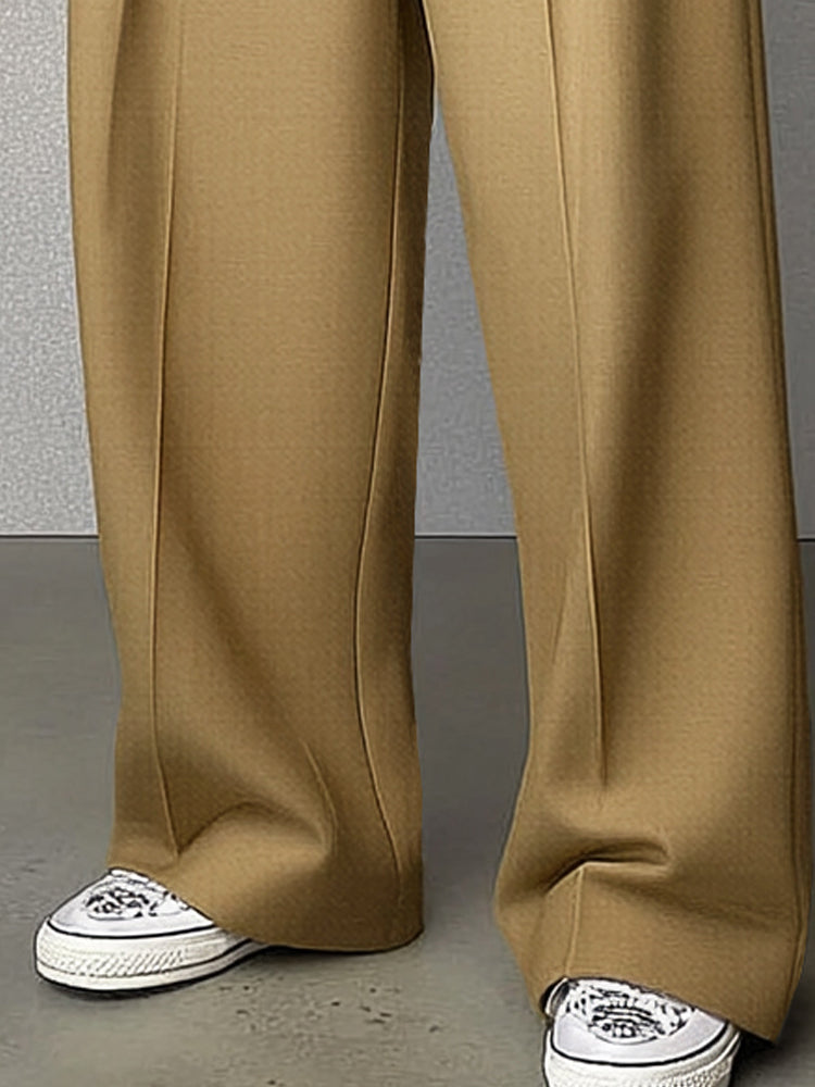 Men's Tailored High Waist Casual Pants