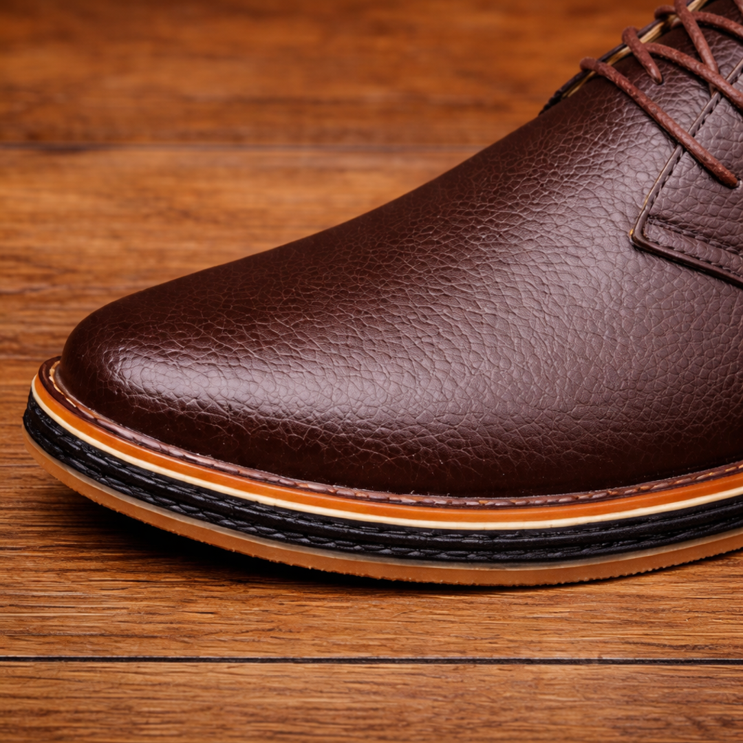 Men's Textured Casual Dress Shoes