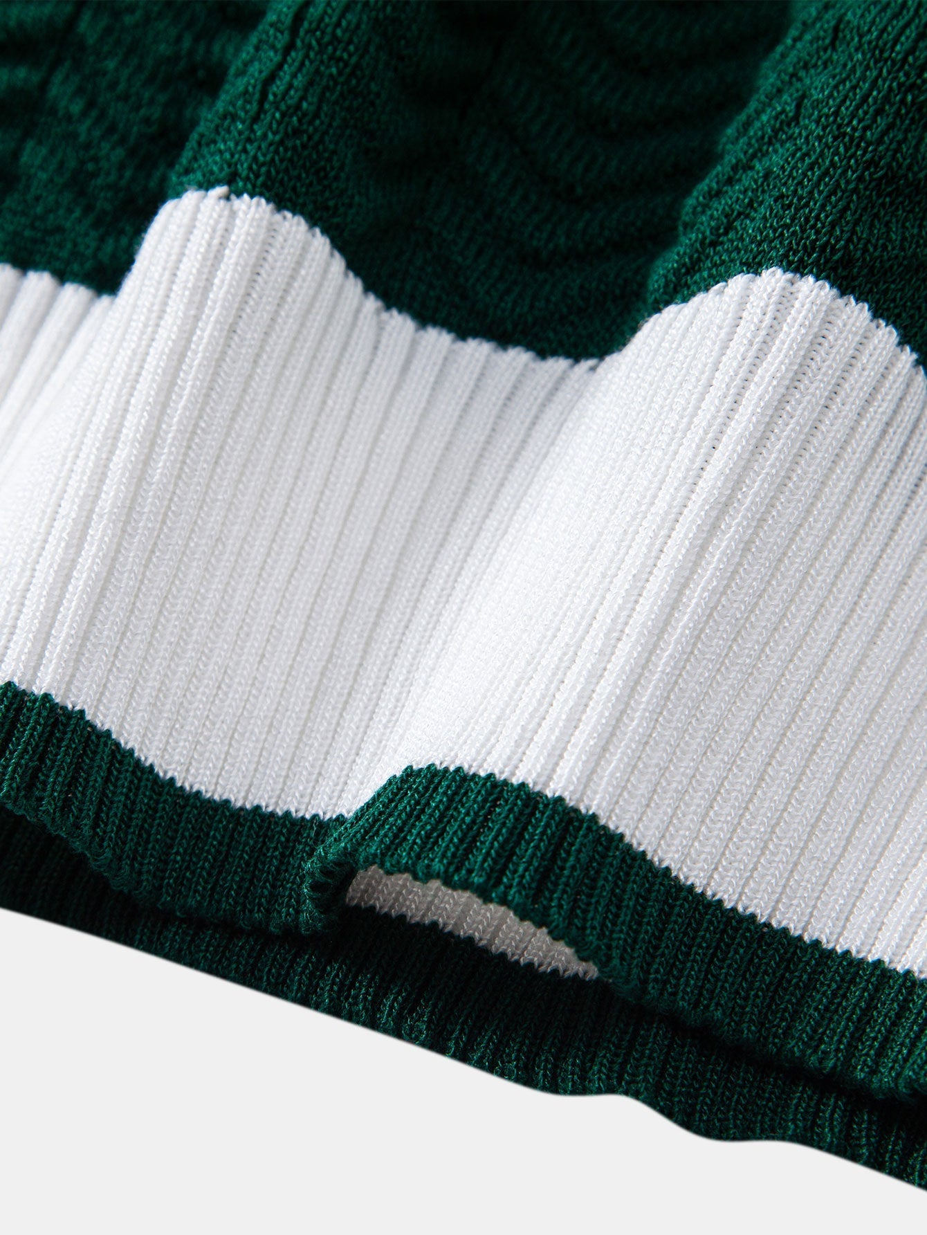 Men's Textured Knit Polo Shirt
