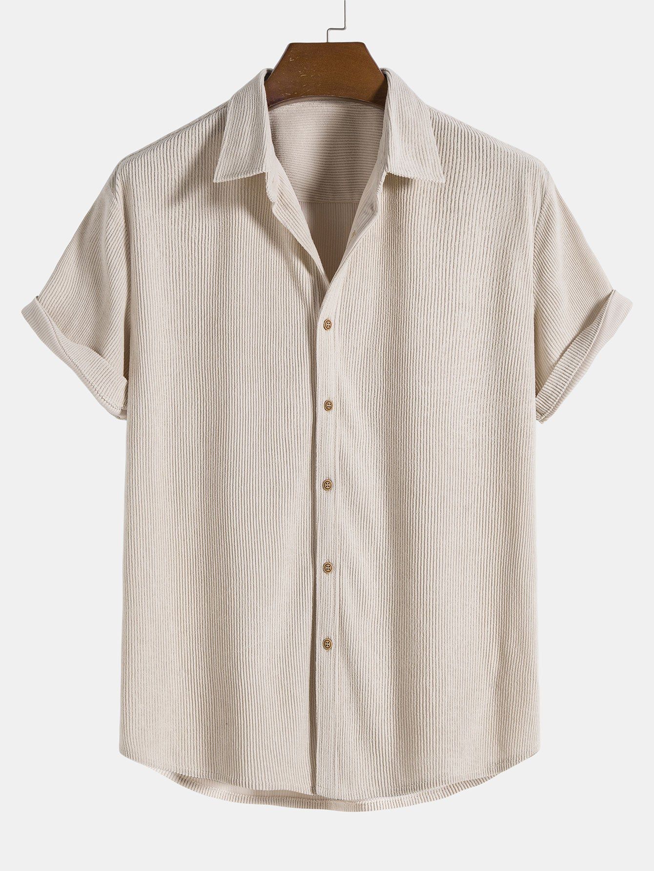 Men's Textured Knit Short Sleeve Shirt