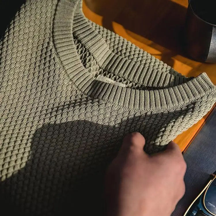 Men's Textured Knit T-Shirt
