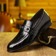 Men's Textured Slip-On Dress Shoes