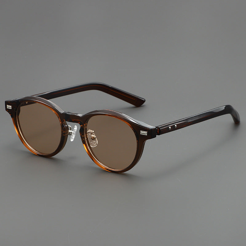 Men's Transparent Frame Polarized Sunglasses