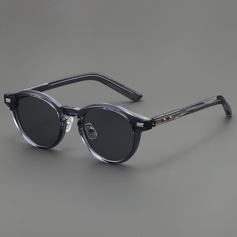 Men's Transparent Frame Polarized Sunglasses