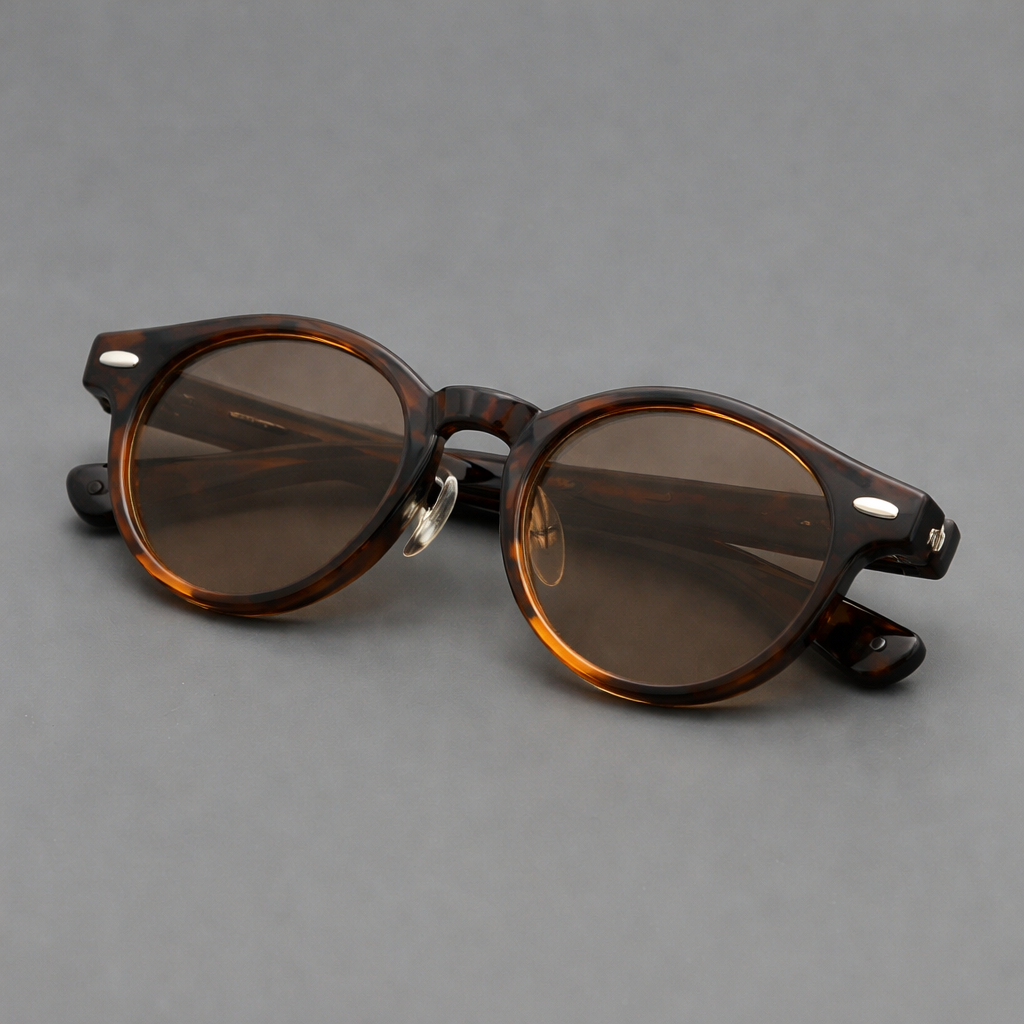 Men's Transparent Frame Polarized Sunglasses