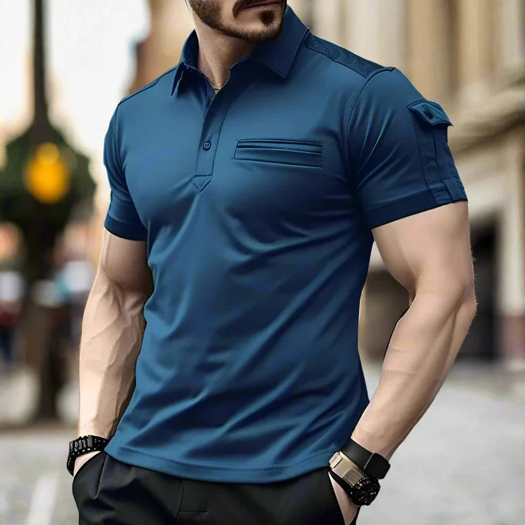 Men's Ultra-Breathable Pique Polo Shirt