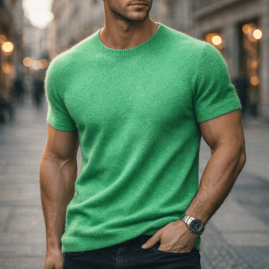 Men's Ultra-Soft Cashmere T Shirt