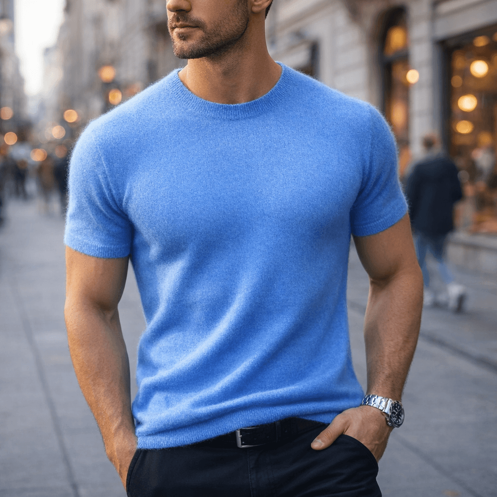 Men's Ultra-Soft Cashmere T Shirt