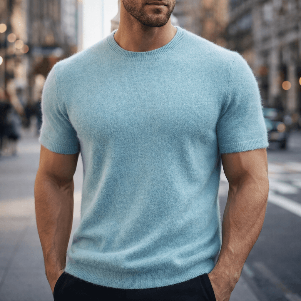 Men's Ultra-Soft Cashmere T Shirt