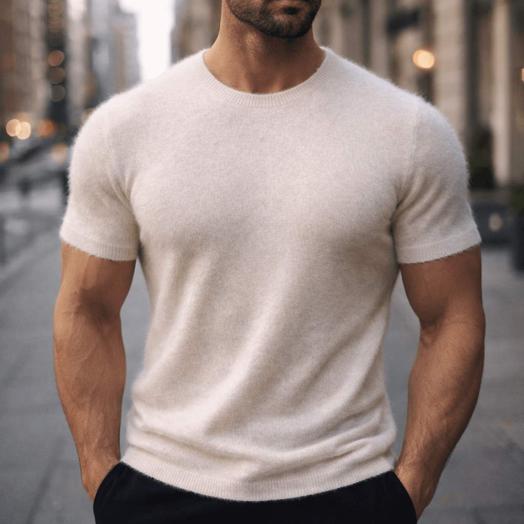 Men's Ultra-Soft Cashmere T Shirt