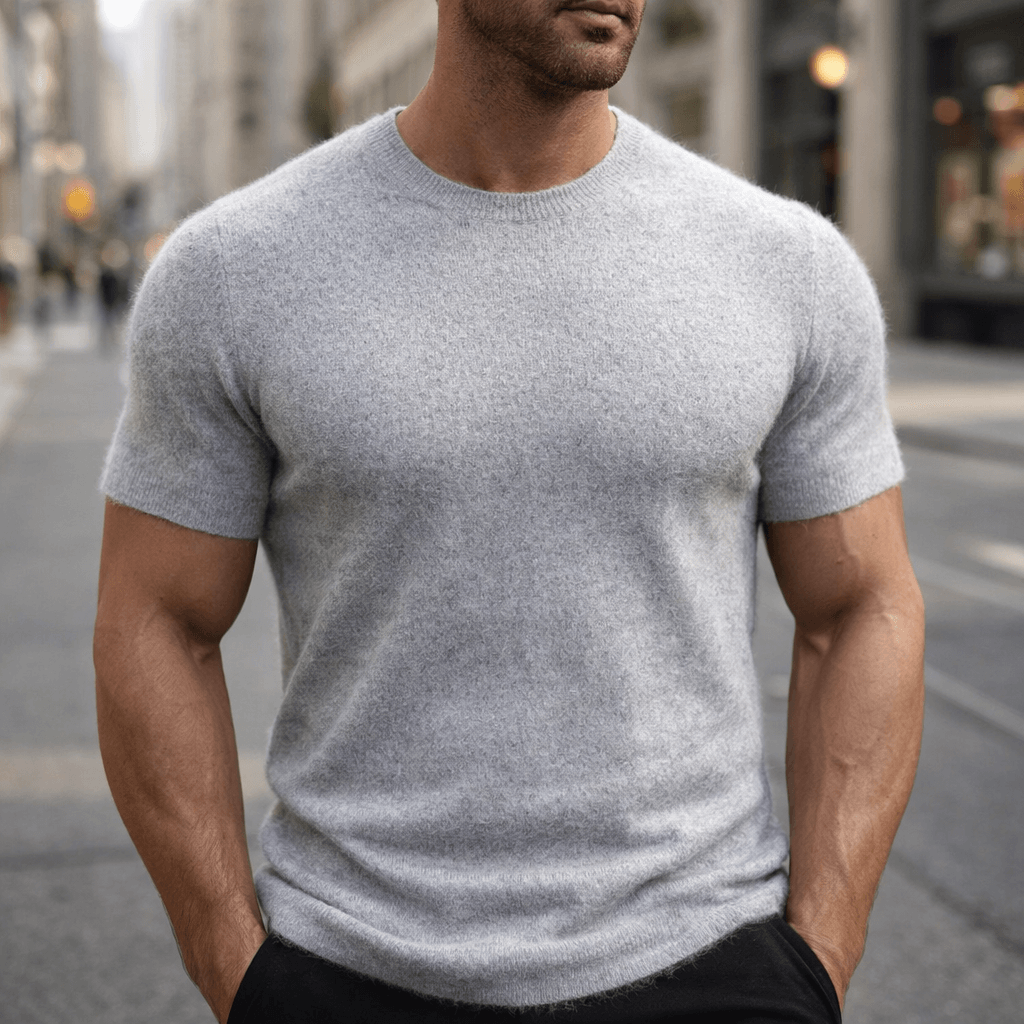 Men's Ultra-Soft Cashmere T Shirt