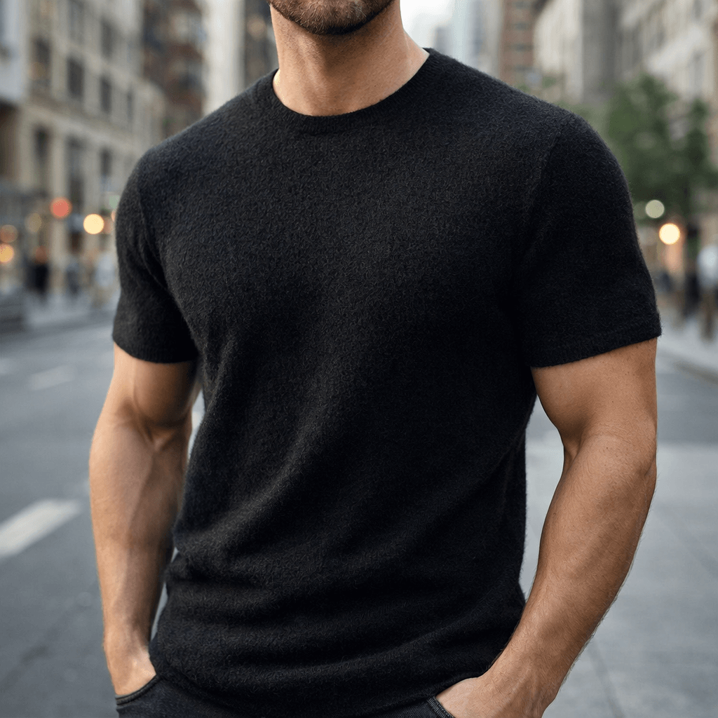 Men's Ultra-Soft Cashmere T Shirt