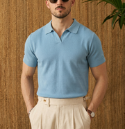 Men's V-Neck Polo Shirt