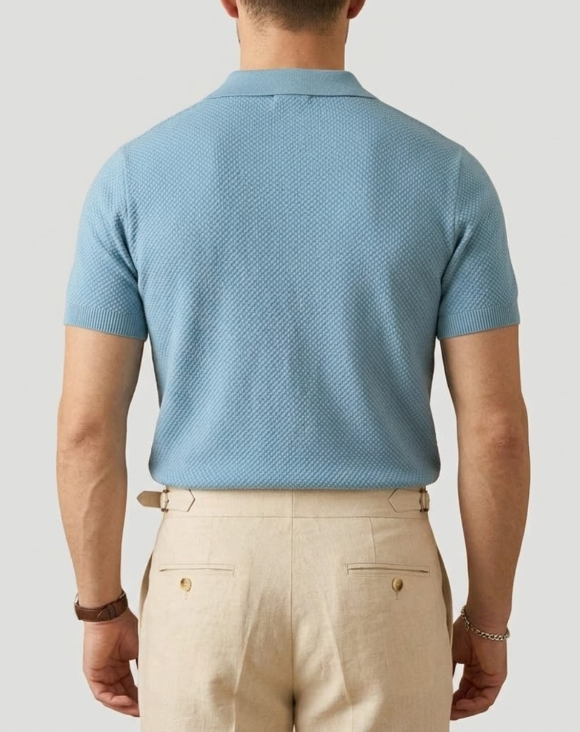 Men's V-Neck Polo Shirt