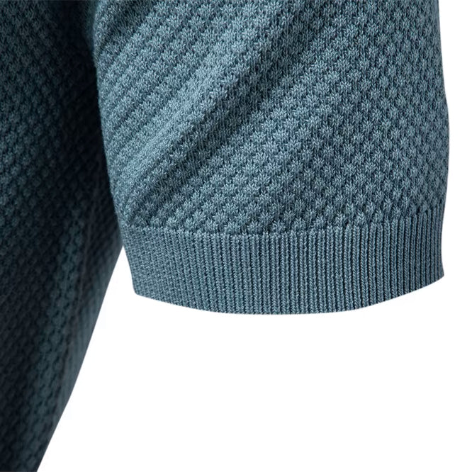 Men's V-Neck Polo Shirt