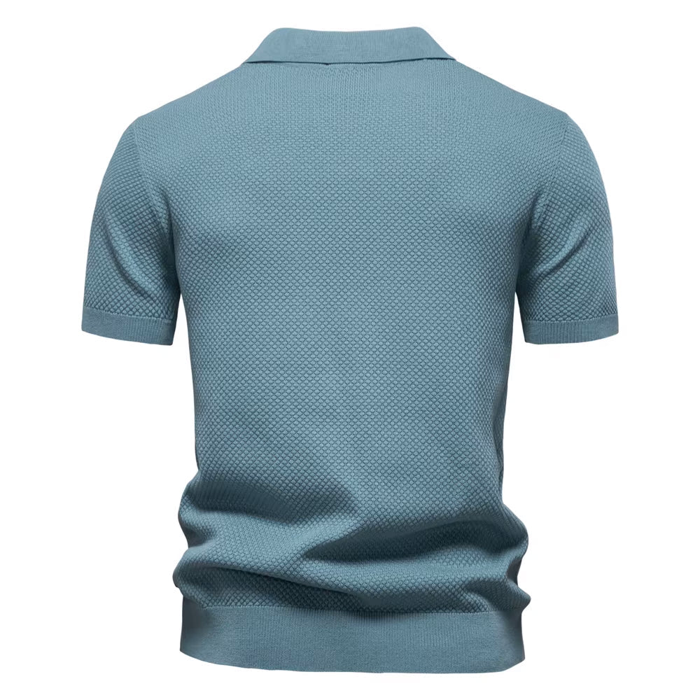 Men's V-Neck Polo Shirt
