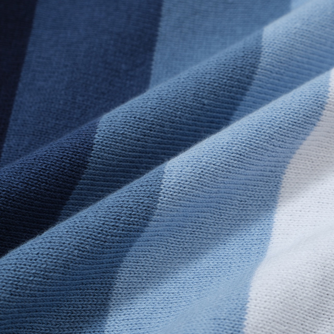 Men's Vertical Stripe Knit Polo Shirt