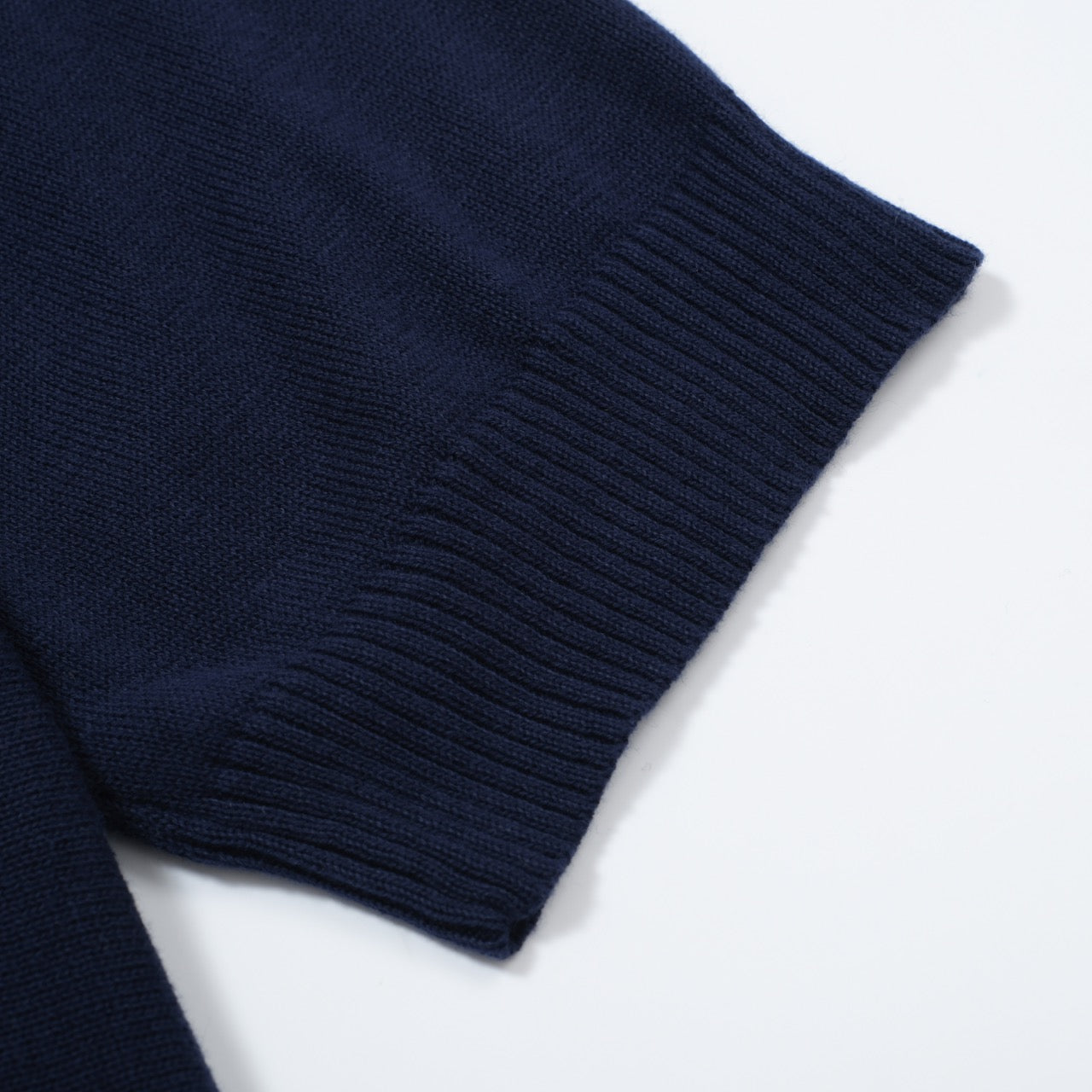 Men's Vertical Stripe Knit Polo Shirt
