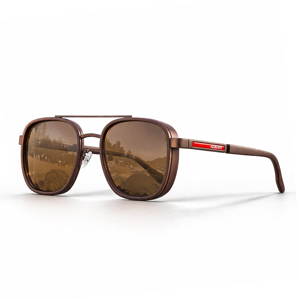 Men's Vintage Polarized Sunglasses for Clear Vision