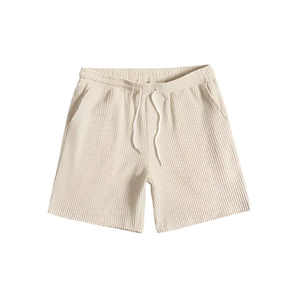 Men's Waffle-Textured Cotton-Blend Short-Sleeve Outfit