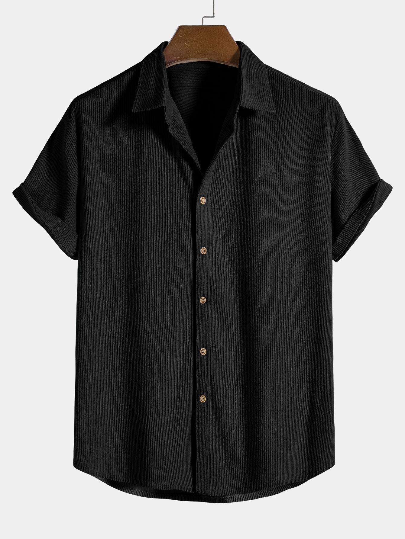 Men's Waffle-Textured Cotton-Blend Short-Sleeve Outfit