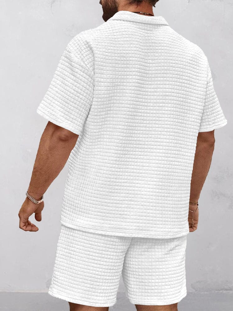 Men's Waffle Knit Casual Set