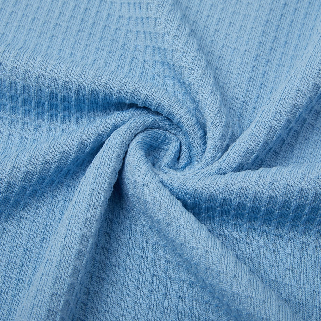 Men's Waffle Knit V-Neck T Shirt