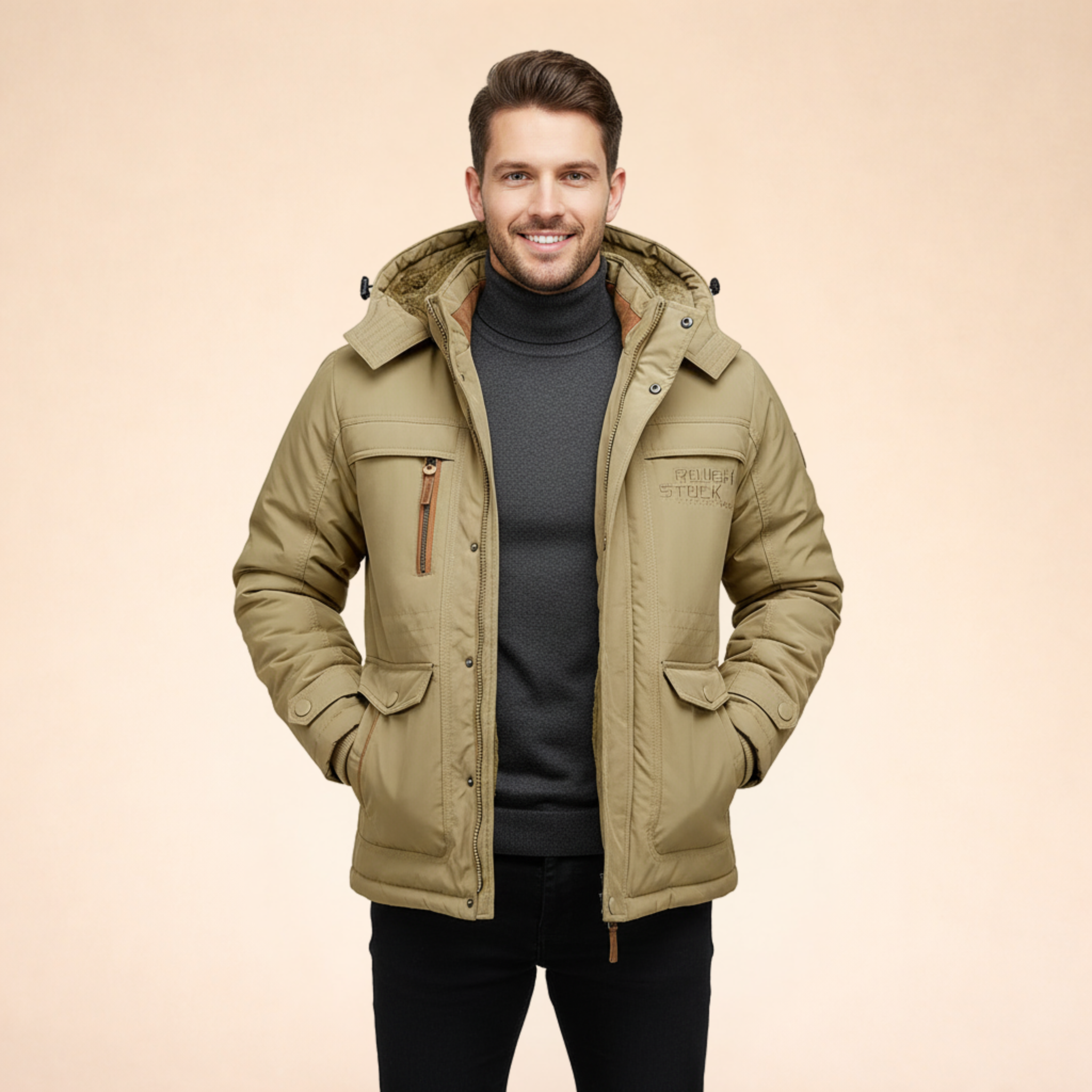 Men's Waterproof Tactical Winter Jacket