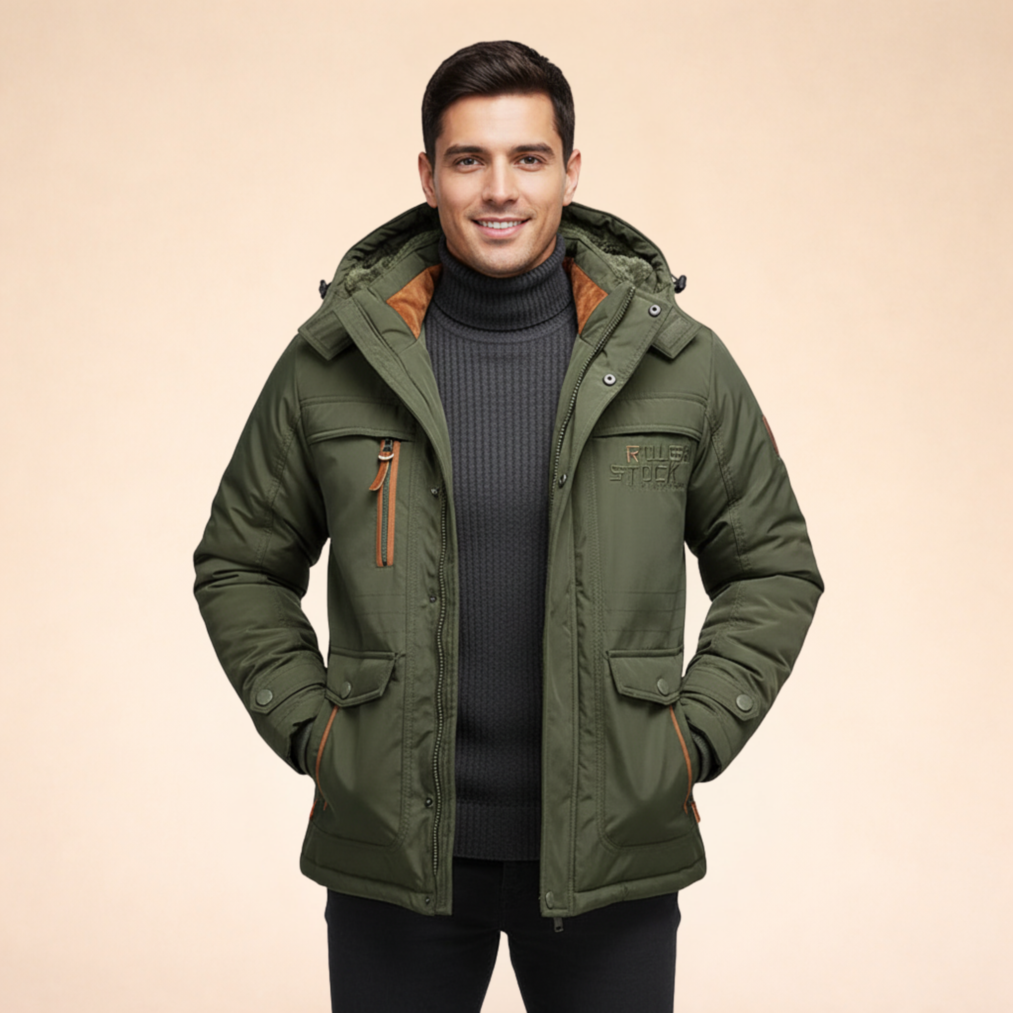 Men's Waterproof Tactical Winter Jacket