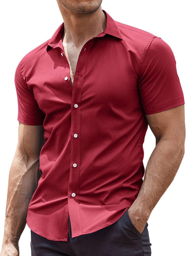Men's Wrinkle-Free Woven Dress Shirt