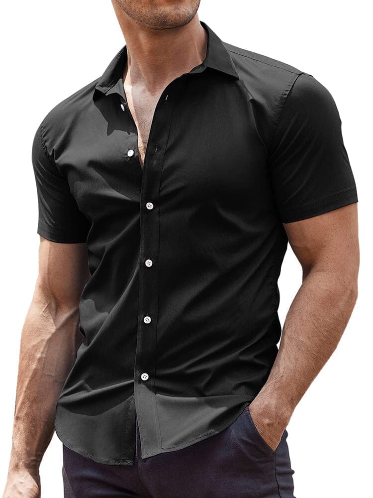 Men's Wrinkle-Free Woven Dress Shirt