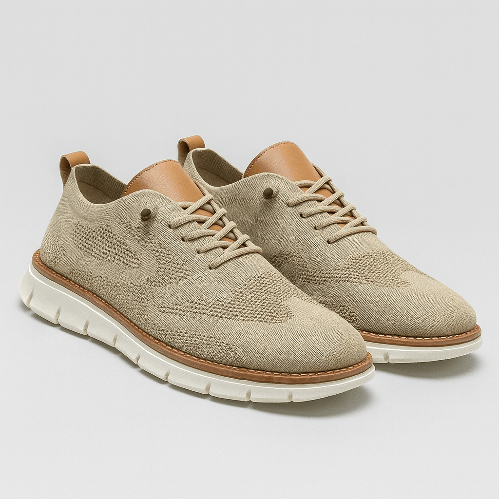Bluzeo | Breathable classic shoes in Italian artificial leather