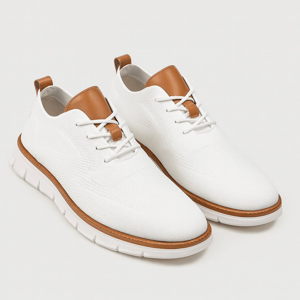 Bluzeo | Breathable classic shoes in Italian artificial leather