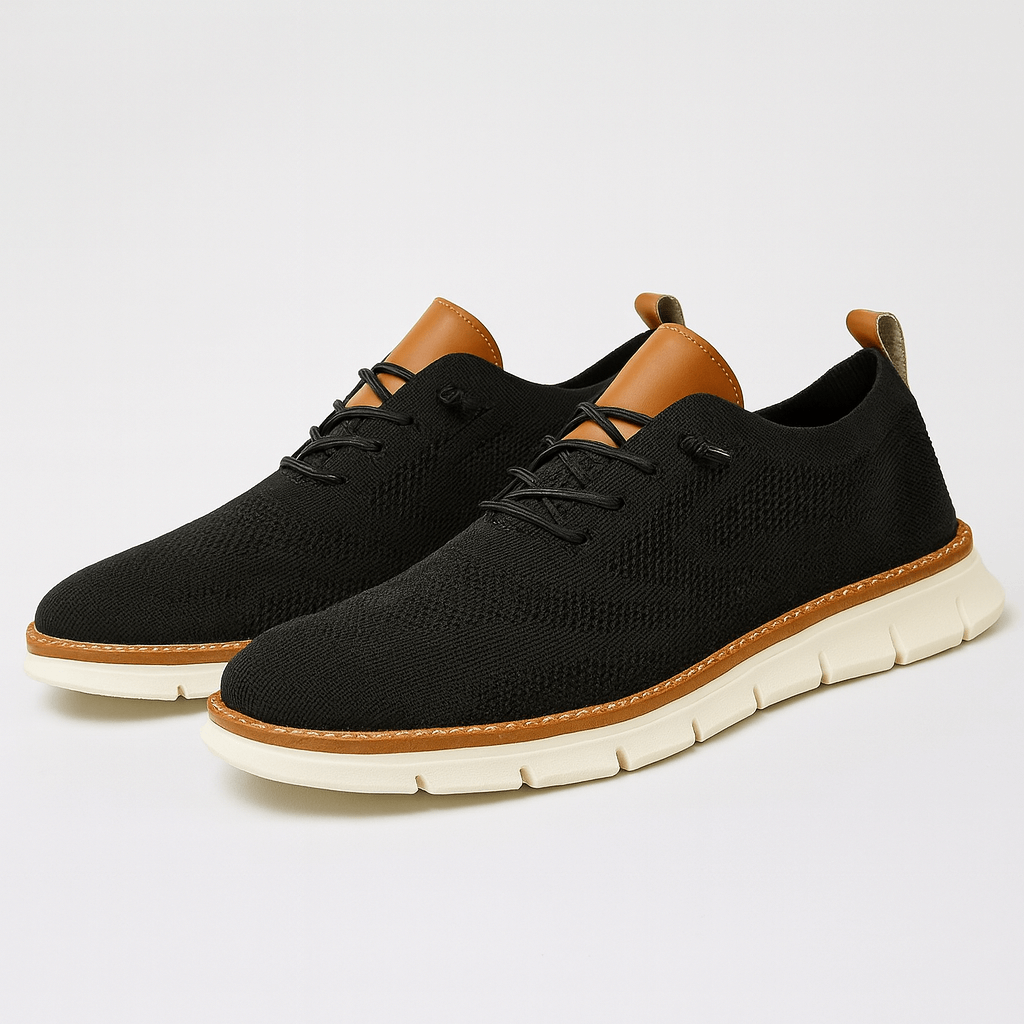 Bluzeo | Breathable classic shoes in Italian artificial leather