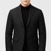 Bluzeo | Diamond pattern insulated jacket