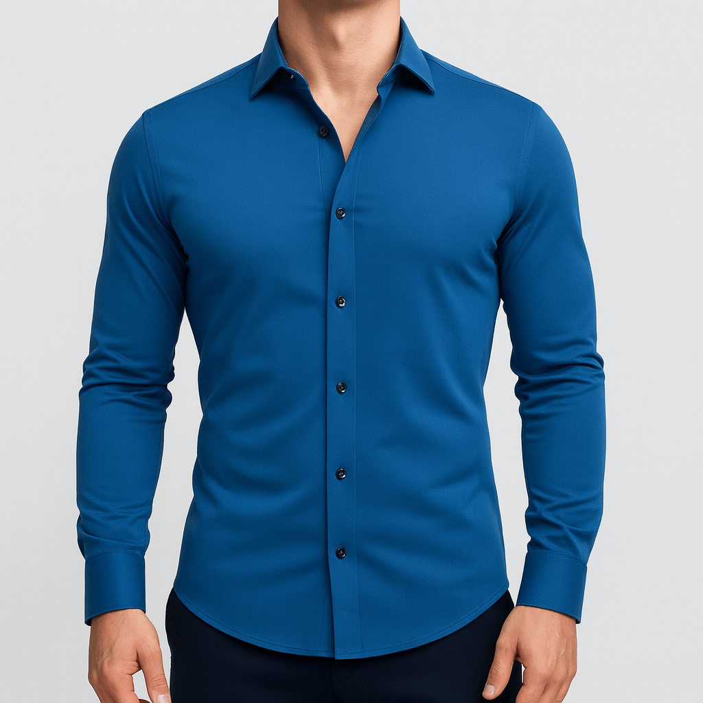 Bluzeo | Elastic classic shirt