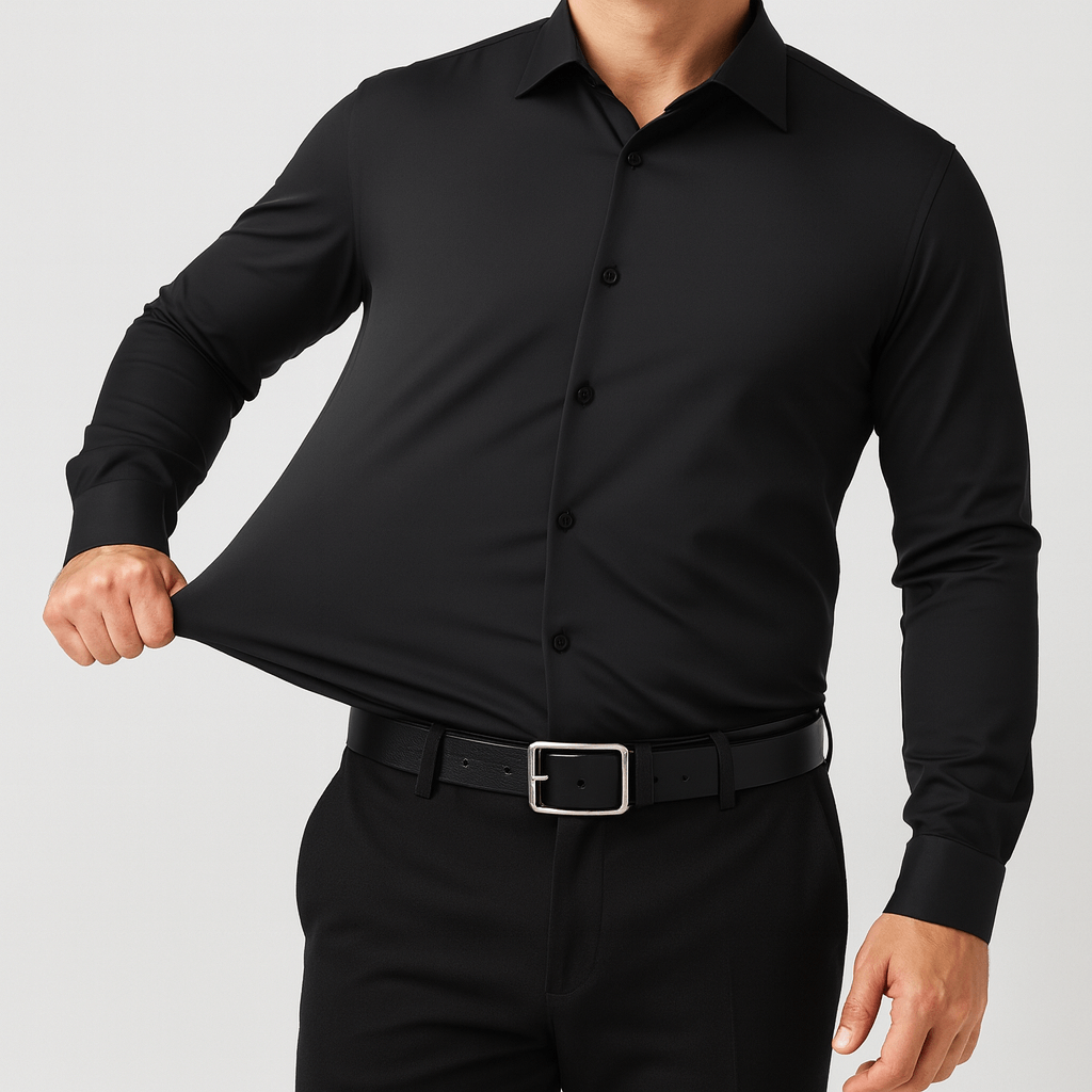 Bluzeo | Elastic classic shirt