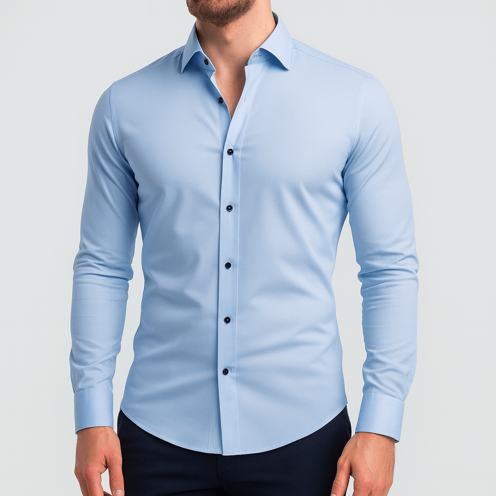 Bluzeo | Elastic classic shirt