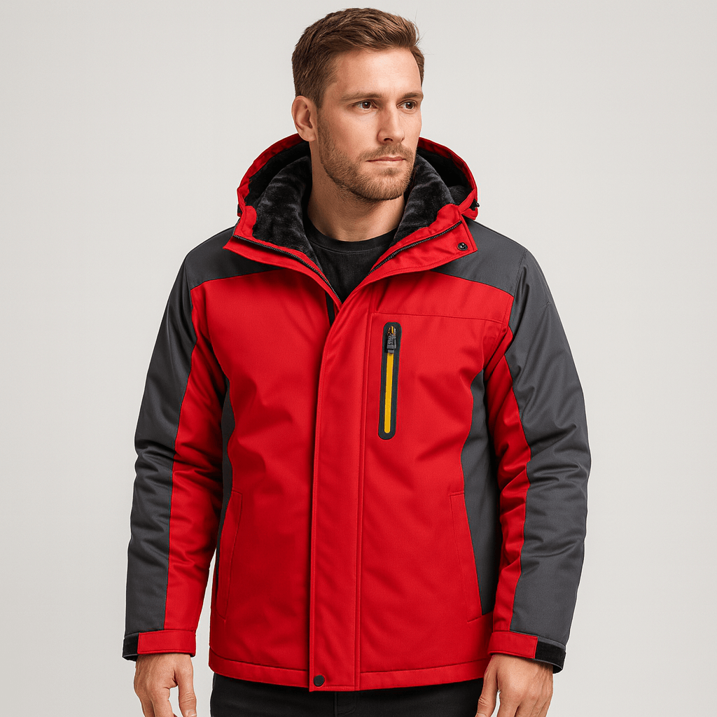 Bluzeo | Insulated winter parka with multiple pockets and protective hood