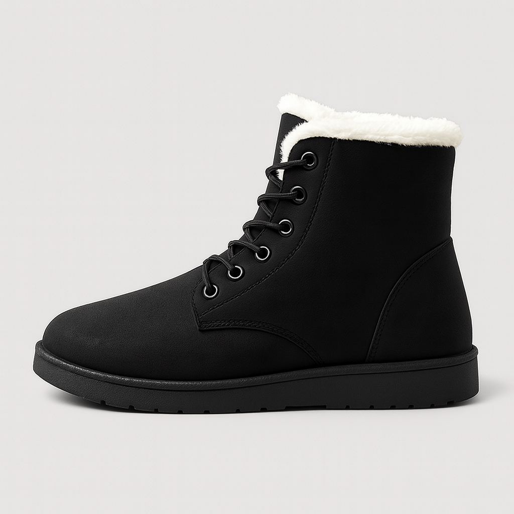 Bluzeo | Lace ankle boots with soft lining