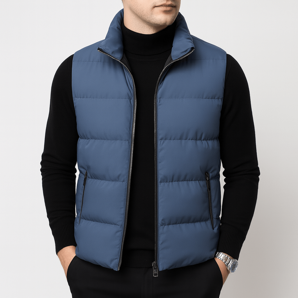 Bluzeo | Lightweight Nylon Puffer Vest