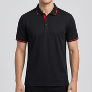 Bluzeo | Lightweight color block polo shirt